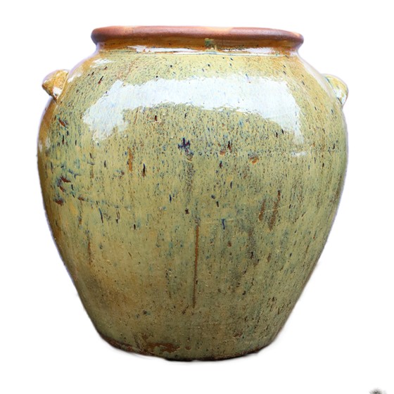 Keramička posuda - ćup glaziran h60 d60cm žuta