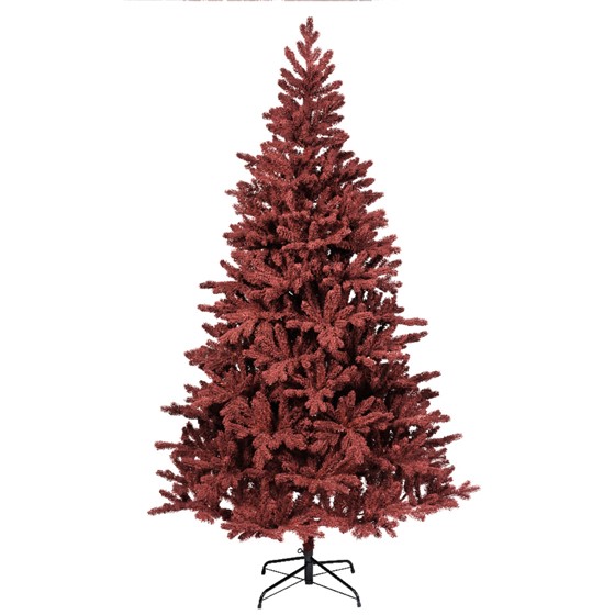 Bor 300cm Burgundy flock PE/PVC d182cm 4528 grančica