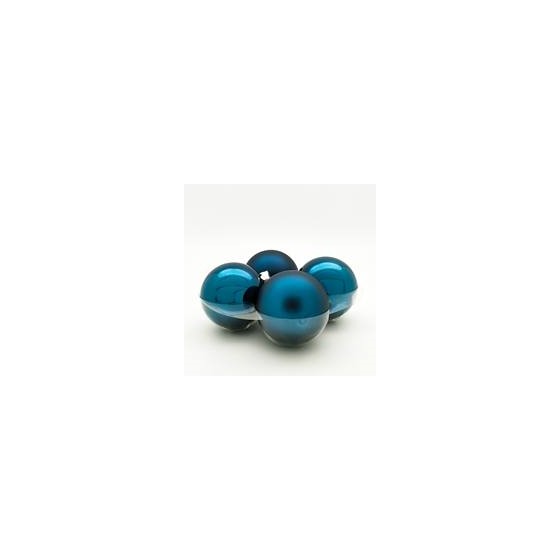 Staklene kuglice 6cm/12kom - t.plava S/M