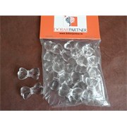 Kristali mašnice 30x16mm, 20kom prozirni