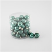 Staklene kuglice 3cm/45kom - petrolej S/M