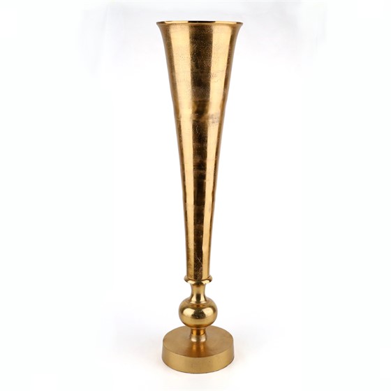 Vaza metalna h102cm d25cm zlatna