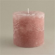 Svijeća frost 10xh9,5cm - mauve