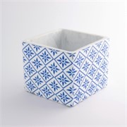 Cement posuda kocka 13x13x11cm uzorak