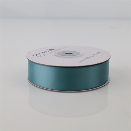 Traka saten 25mm/25m premium nile plava 331
