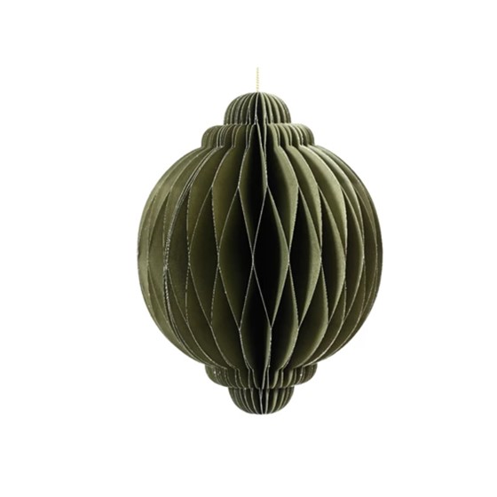Ukras papirni lukovica 30xh40cm zelena