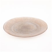 Staklo tanjur uzorak 28cm bakrena