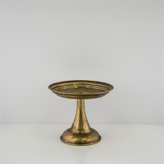 Metalni etažer d18cm h15cm zlatna