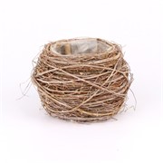 Košara okrugla d21cm h14cm white wash