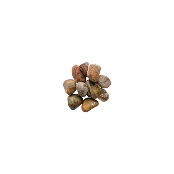 Riječni kamen 2-4cm 1kg- sjaj crvena