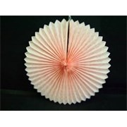 Papirnate rozete - 40cm svj.roza