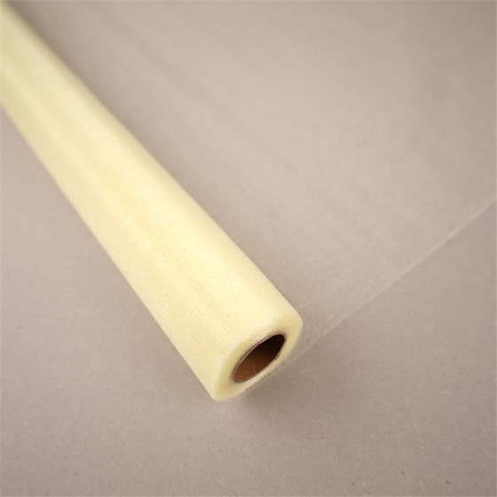 Organdi rola lux efekt 48cmx10m - banana žuta