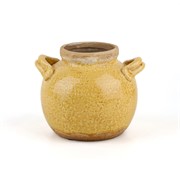 Keramička vaza h16x19,5cm d19cm žuta