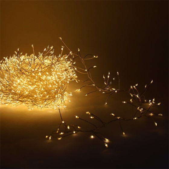 LED lampice cluster 1500L/10m WW IP44