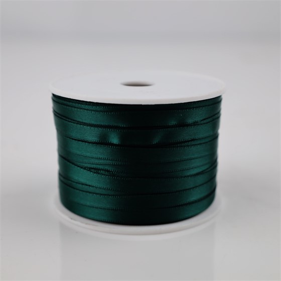 Traka saten 6mm/50m premium t.zelena 593
