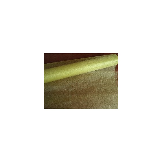 Organdi rola lux efekt 48cmx10m - žuta