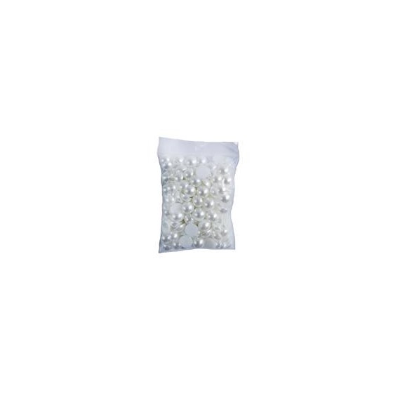 Perle polovica 14mm 100g - bijela