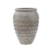 Keramička posuda - ćup glaziran h50 d36cm krem