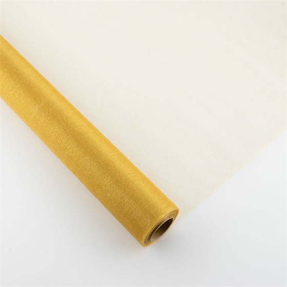Organdi rola lux efekt 48cmx10m - sv.zlatna