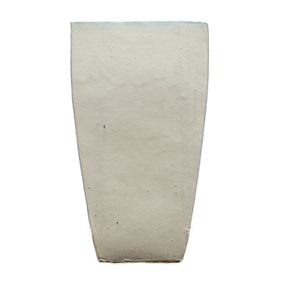 Keramička posuda glazirana četvrtasta h65 d33cm staro bijela