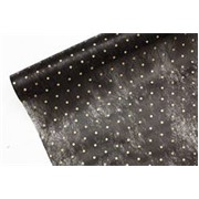 Flizelin 35g Točke rola 60cm/10m - crna/zlatna