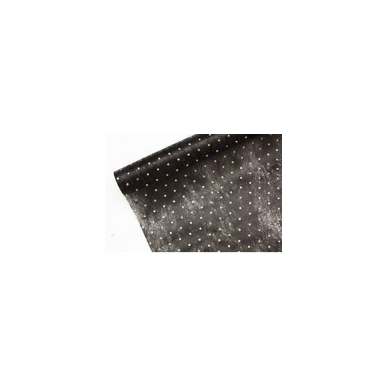 Flizelin 35g Točke rola 60cm/10m - crna/zlatna