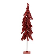 Bor na stalku glitter d25 h100cm burgundi