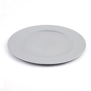 Tanjur plastični 40cm srebrna