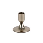 Svijećnjak metal h7d6,7cm 2,2cm srebrna