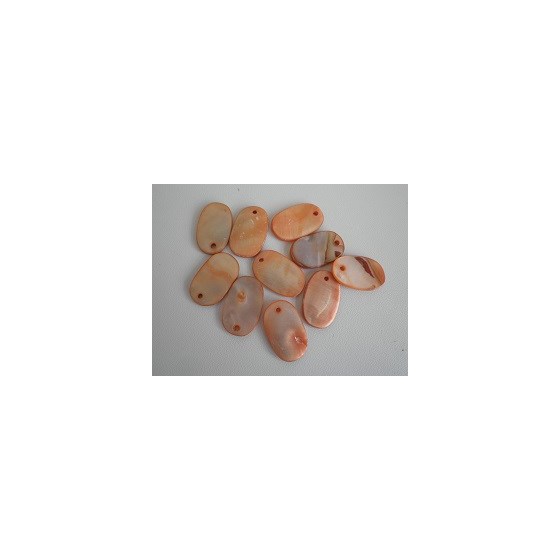 Sedef breskva s rupicom 15x25mm/10kom