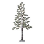 LED bor zasniježen PVC h150cm d60cm 72LED zelena