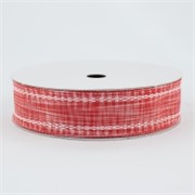 Traka Etno 25mm/16,5m crvena