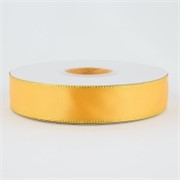 Traka saten s zl.rubom 25mm/41,1m zlatno žuta