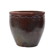 Keramička posuda glazirana h45 d51cm žuta