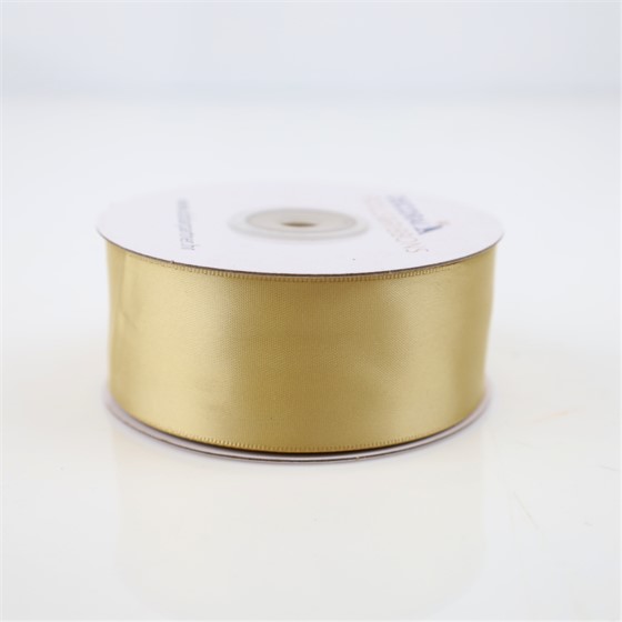 Traka saten 38mm/25m premium zlatna