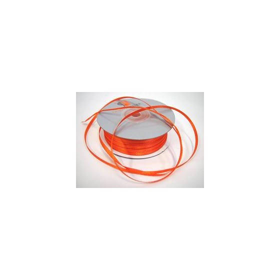 Traka saten 3mm/100m standard russet narančasta 751
