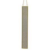 Ukras ogledalo 3x0,5xh10cm zlatna / gliter