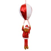Balon sa sobom 66cm crvena/bijela