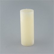 Svijeća frost 6,8xh18cm - bež