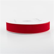 Traka pliš 25mm/10m crvena 250