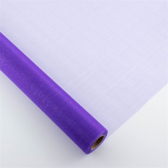 Organdi rola lux efekt 48cmx10m - ljubičasta
