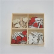 Kvačice sa srcem 3cm 36kom