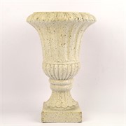 Poliester posuda na nogu d30cm h45,5cm bijela