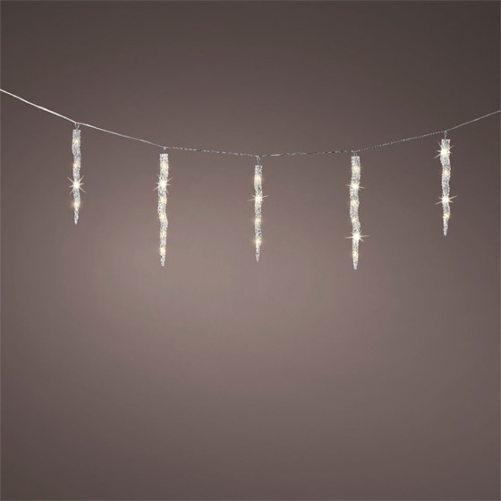 LED lampice sige 39cm x12kom 60L/3,6m spojivost/ trep. WW IP44