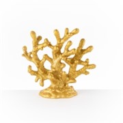 Ukras koralj - 17x18x8cm zlatni