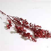 Grana s listićima 110cm metalik crvena