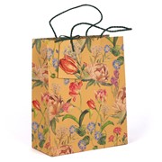 Vrećica 26x12cm h32cm božićna natur/mix boja