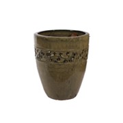 Keramička posuda glazirana h45 d38cm zelena