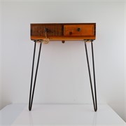 Ormarić Rob s 2 ladice 56x20xh76cm smeđa
