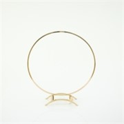 Obruč zlatni metalni - 50xh59cm